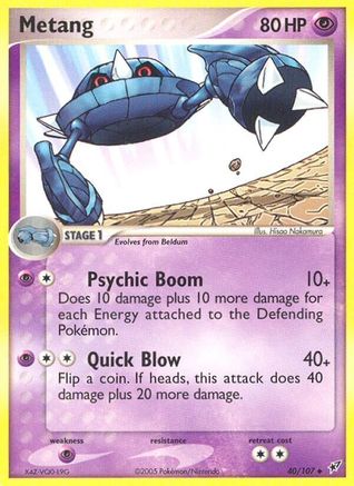 Metang 040/107 - Deoxys Reverse Holofoil