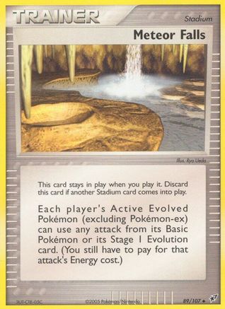 Meteor Falls 089/107 - Deoxys Reverse Holofoil
