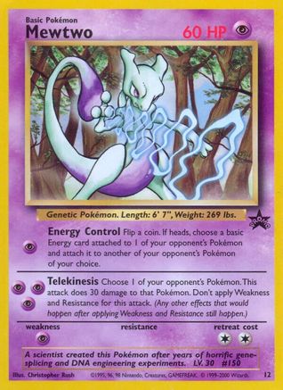 Mewtwo 012/53 - WoTC Promo