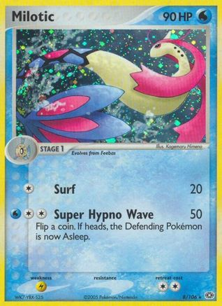 Milotic 008/106 - Emerald Reverse Holofoil