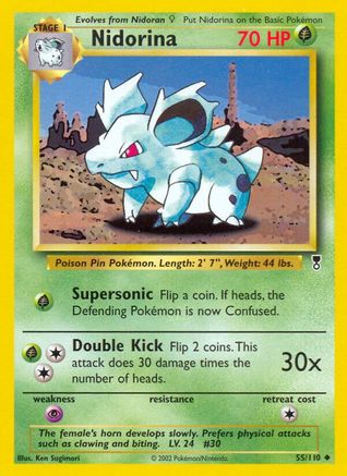 Nidorina 055/110 - Legendary Collection Reverse Holofoil