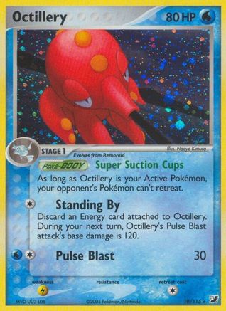 Octillery 010/115 - Unseen Forces - Reverse Holofoil