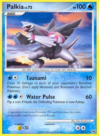 Palkia 037/127 - Platinum Reverse Holofoil