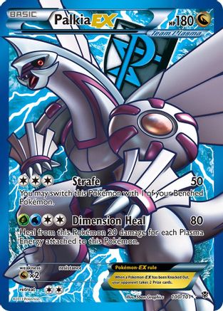 Palkia EX (Team Plasma) (Full Art) 100/101 - Plasma Blast Holofoil