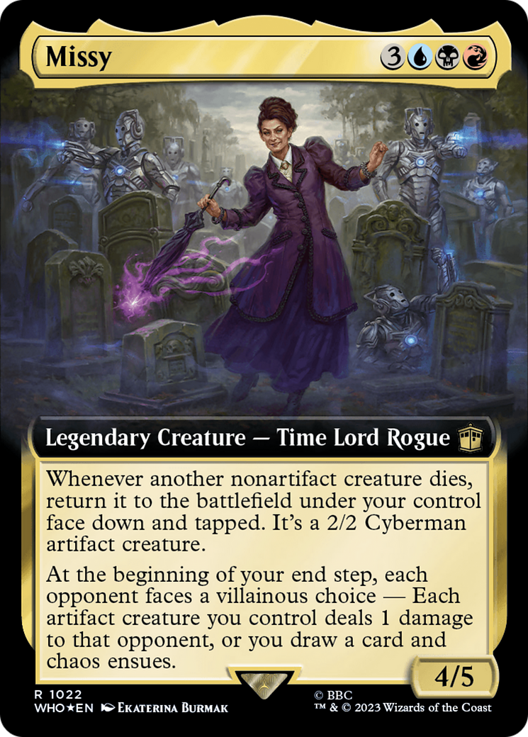 Missy (WHO-1022) - Doctor Who: (Extended Art) Foil