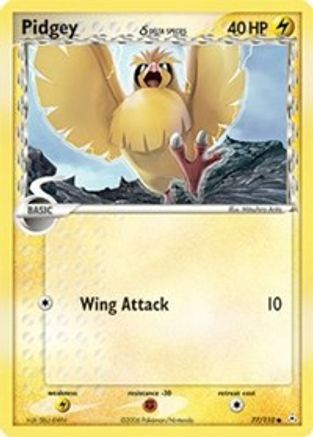Pidgey (Delta Species) 077/110 - Holon Phantoms Reverse Holofoil