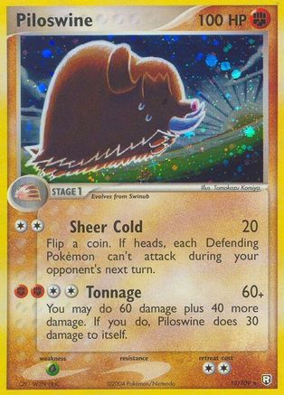 Piloswine 013/109 - Team Rocket Returns Holofoil