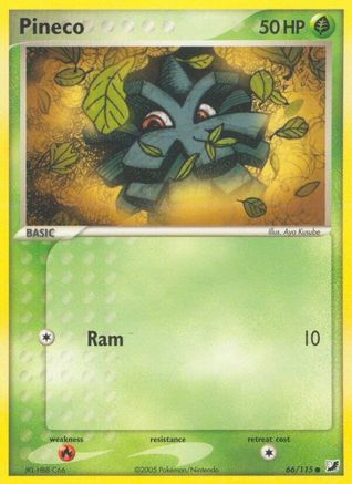 Pineco 066/115 - Unseen Forces - Reverse Holofoil