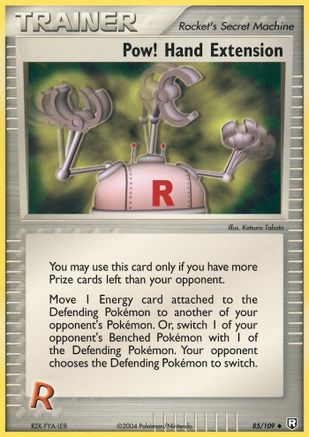 Pow! Hand Extension 085 - Team Rocket Returns - Reverse Holofoil