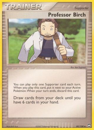 Professor Birch 080/108 - Power Keepers Reverse Holofoil