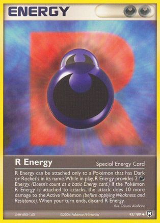 R Energy 095/109 - Team Rocket Returns Reverse Holofoil