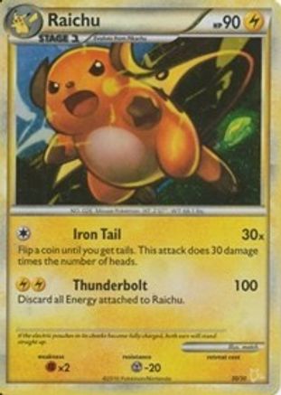 Raichu (#Holo) 030 - HGSS Trainer Kit Gyarados & Raichu Holofoil