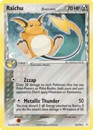 Raichu (Delta Species) 015/110 - Holon Phantoms Holofoil