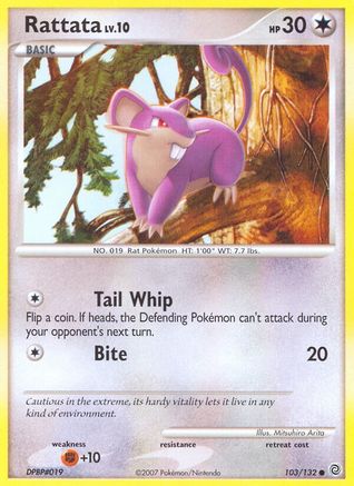 Rattata 103/132 - Secret Wonders