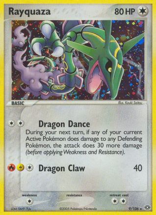 Rayquaza 009 - Emerald - Reverse Holofoil