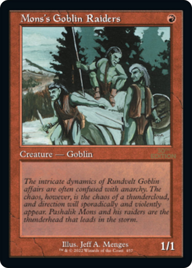 Mons's Goblin Raiders (30A-457) - 30th Anniversary Edition