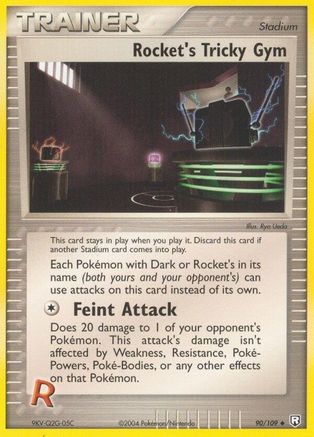 Rocket's Tricky Gym 090/109 - Team Rocket Returns Reverse Holofoil