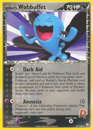 Rocket's Wobbuffet 047/109 - Team Rocket Returns Reverse Holofoil