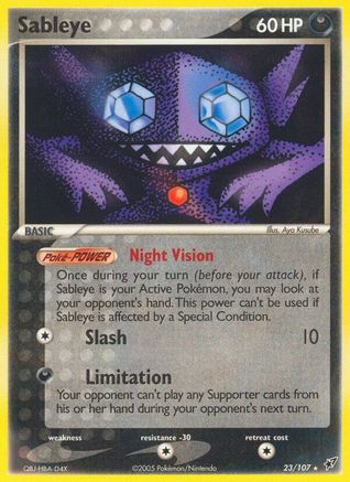 Sableye 023 - Deoxys - Reverse Holofoil