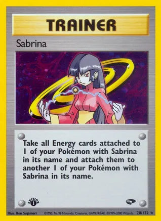 Pokemon: Sabrina Unlimited Gym Challenge 20/123 - Moderate Play