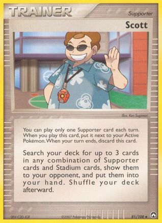 Scott 081/108 - Power Keepers - Reverse Holofoil