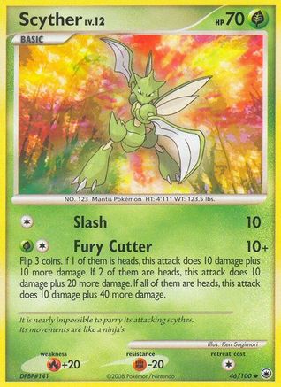 Scyther 046/100 - Majestic Dawn Reverse Holofoil