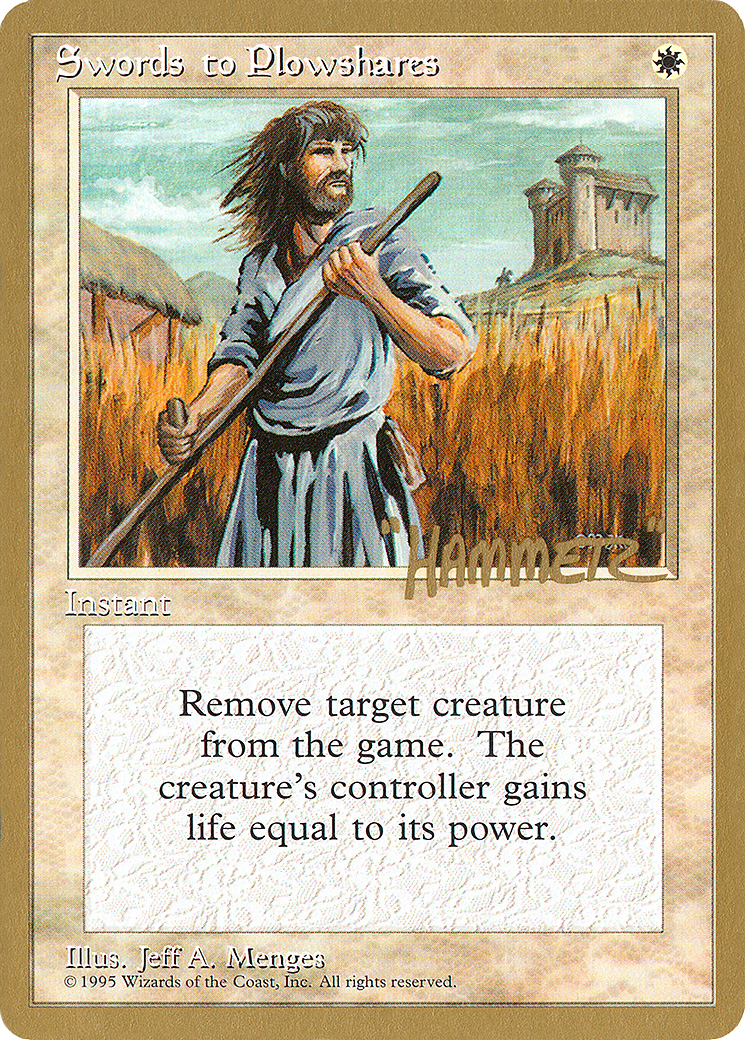 Swords to Plowshares (WCD-SHR52) - Pro Tour Collector Set