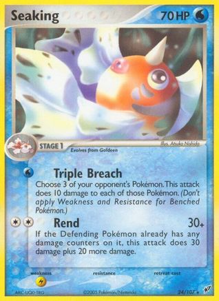 Seaking 024/107 - Deoxys Reverse Holofoil