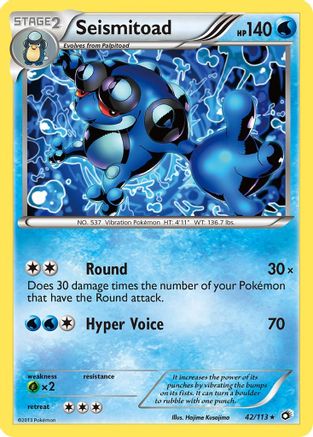 Seismitoad 042/113 - Legendary Treasures