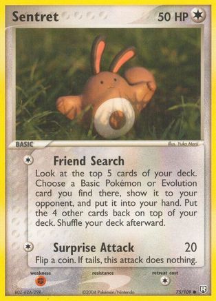 Sentret 075/109 - Team Rocket Returns Reverse Holofoil
