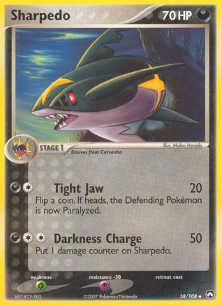 Sharpedo 038/108 - Power Keepers Reverse Holofoil