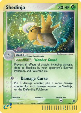 Shedinja 011/97 - Dragon Reverse Holofoil