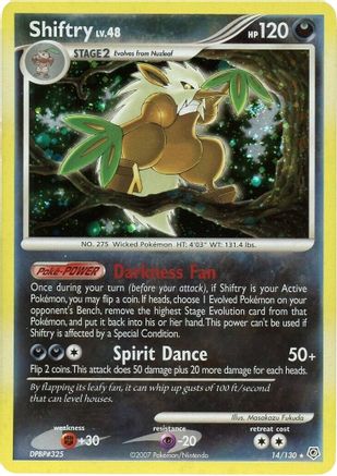 Shiftry 014/130 - Diamond and Pearl Reverse Holofoil