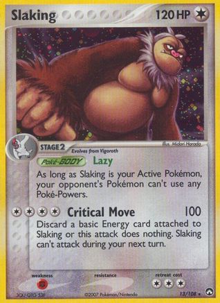 Slaking 013/108 - Power Keepers Reverse Holofoil