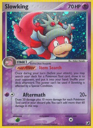 Slowking 014/115 - Unseen Forces Reverse Holofoil