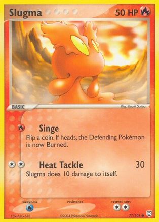 Slugma 077/109 - Team Rocket Returns Reverse Holofoil