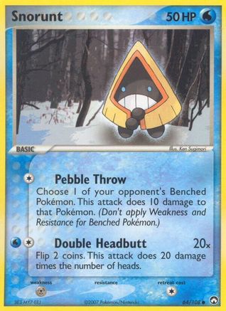 Snorunt 064 - Power Keepers - Reverse Holofoil