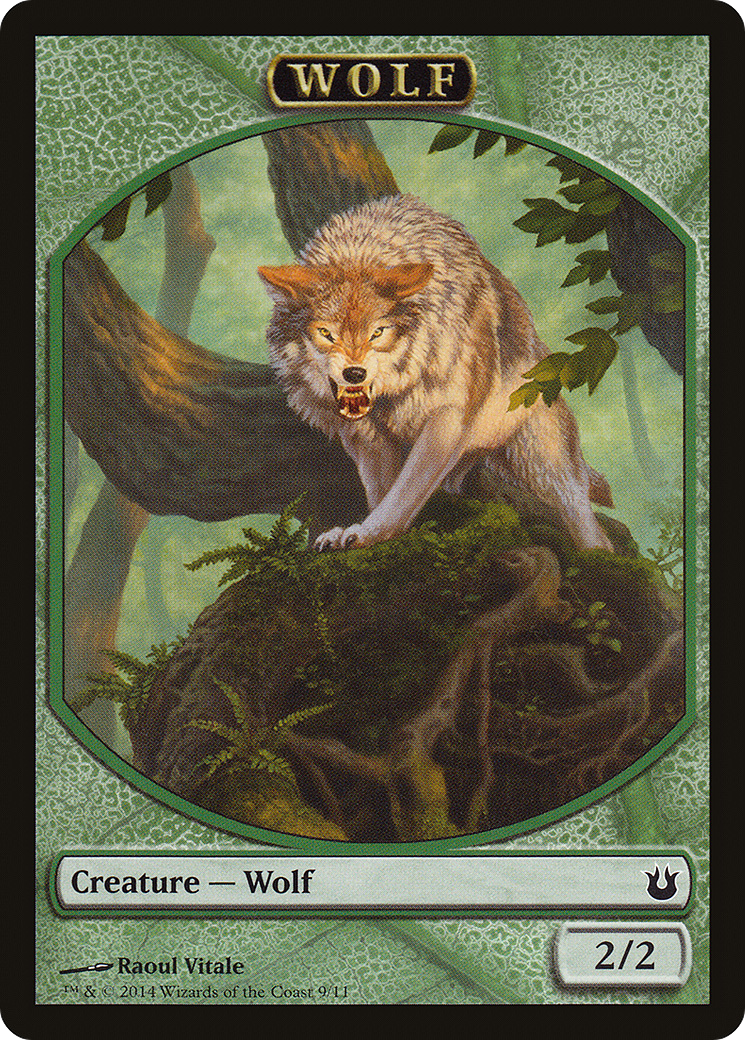 Wolf (BNG-009) - Born of the Gods Tokens