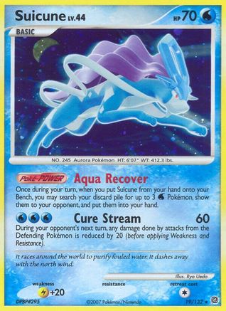 Suicune 019/132 - Secret Wonders Holofoil