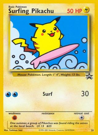 Surfing Pikachu 028/53 - WoTC Promo