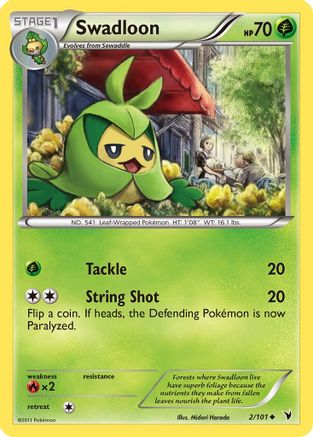 Swadloon 002/101 - Noble Victories Reverse Holofoil