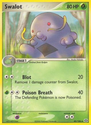 Swalot 040/106 - Emerald Reverse Holofoil
