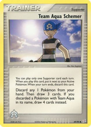 Team Aqua Schemer 069/95 - Team Magma vs Team Aqua