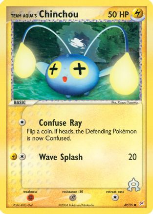 Team Aqua's Chinchou 049/95 - Team Magma vs Team Aqua