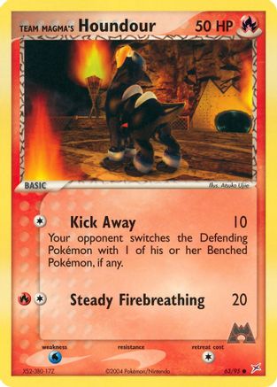 Team Magma's Houndour 063/95 - Team Magma vs Team Aqua