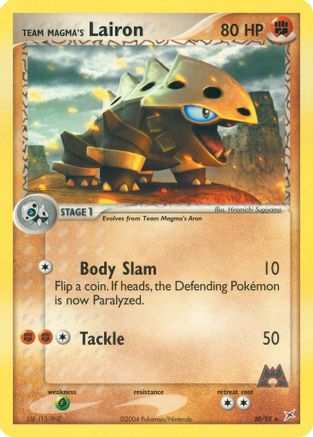 Team Magma's Lairon 020/95 - Team Magma vs Team Aqua