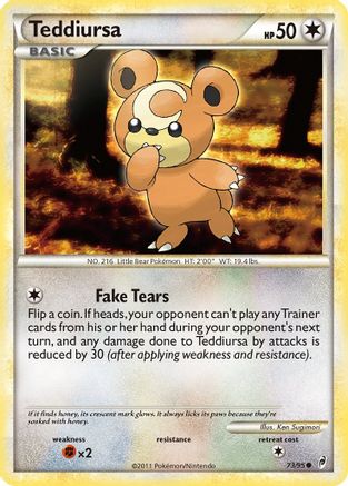 Teddiursa 073/95 - Call of Legends Reverse Holofoil