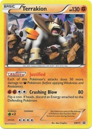 Terrakion BW71/101 - Black and White Promos Holofoil