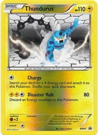 Thundurus BW41 - Black and White Promos - Reverse Holofoil