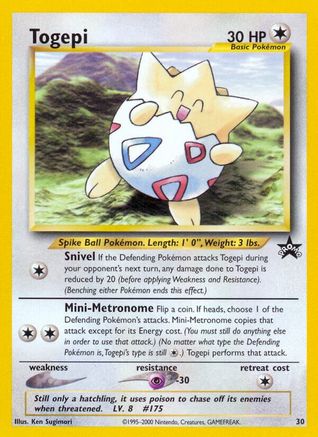Togepi 030/53 - WoTC Promo